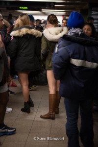 Union Square Station on No Pants Subway Ride