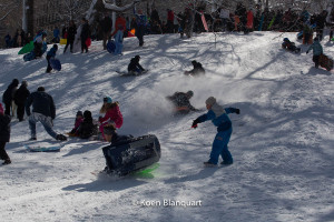 Snow fun in Central Park (2013 - Image Koen Blanquart)